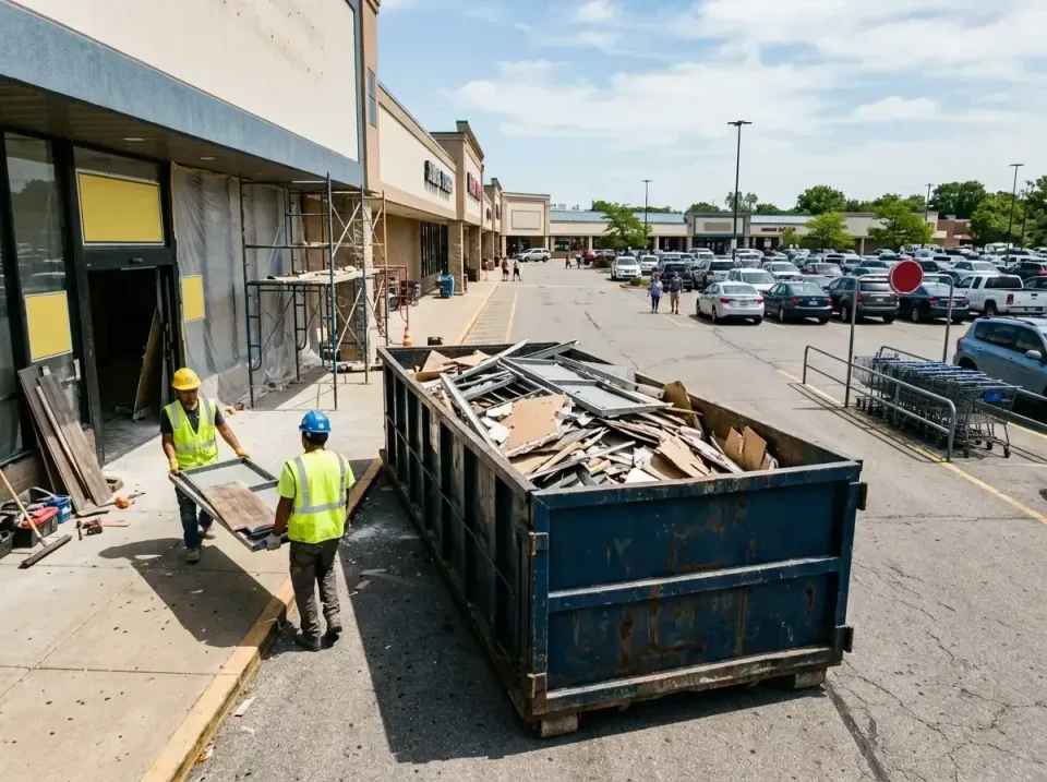retail-store-renovation-debris-003 — frequently asked questions, Roll-off Dumpster Rentals in Fairmont, IL